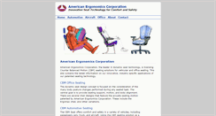 Desktop Screenshot of americanergonomics.com
