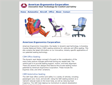 Tablet Screenshot of americanergonomics.com